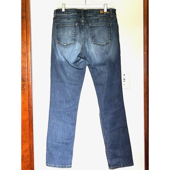 KUT FROM THE KLOTH BLUE STRAIGHT LEG JEANS SIZE 8 - Picture 2 of 3